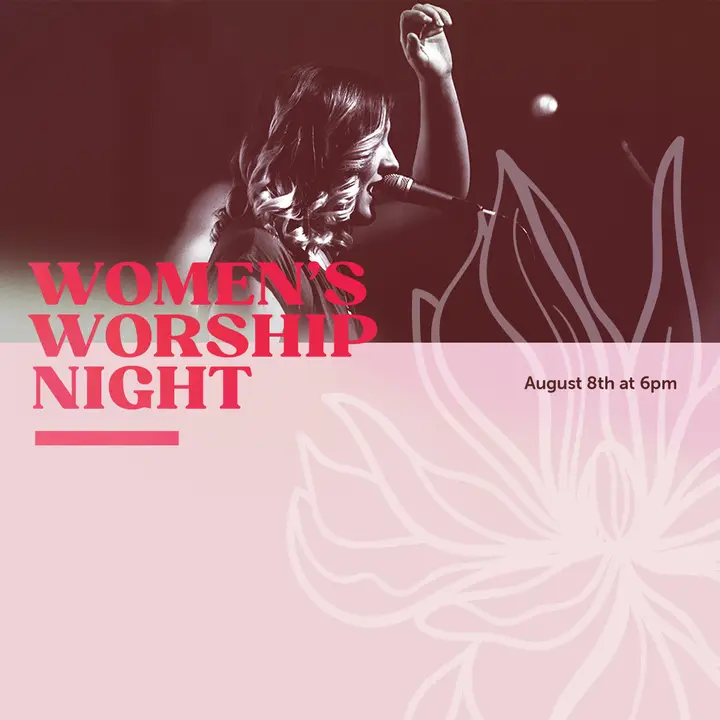 Women’s Worship Night: social post