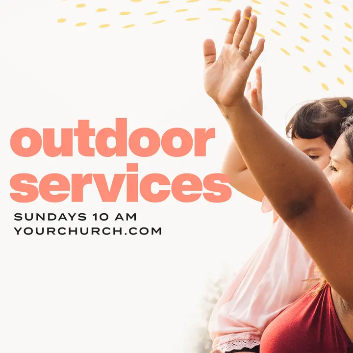 Outdoor Service: social post