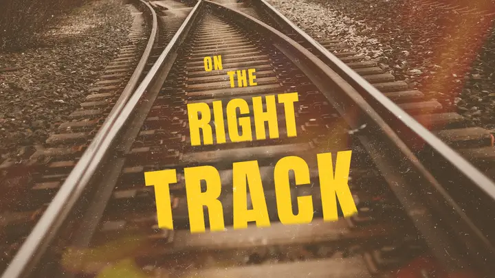 On the Right Track: HD slide