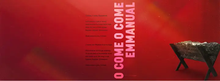 O Come O Come Emmanual: facebook cover
