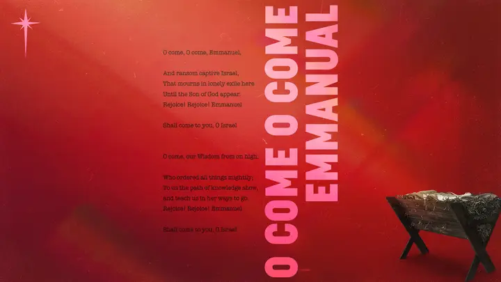 O Come O Come Emmanual: HD slide