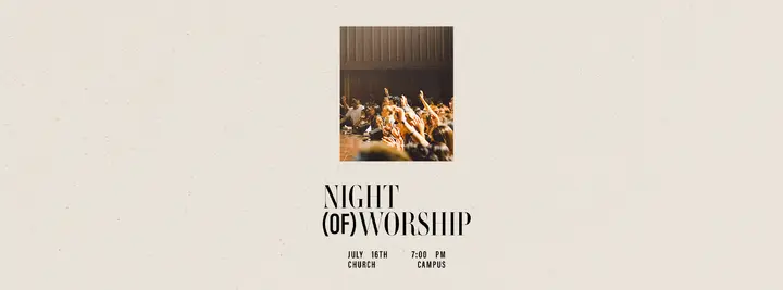Night of Worship: facebook cover
