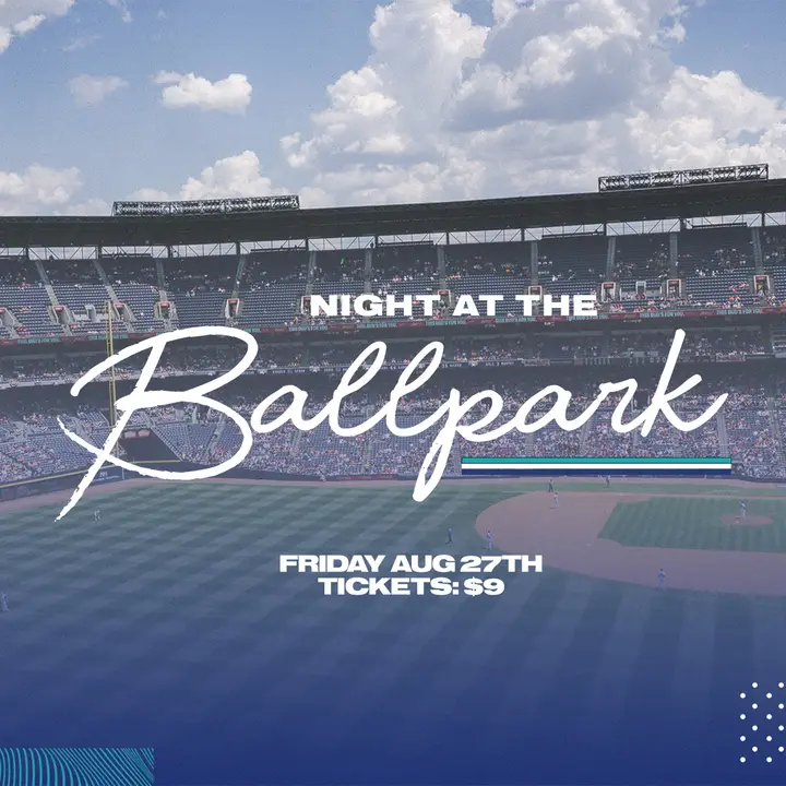 NIght at the Ballpark: social post