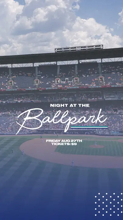NIght at the Ballpark: story