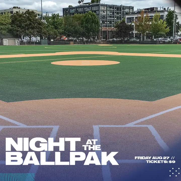 NIght at the Ballpark: social post