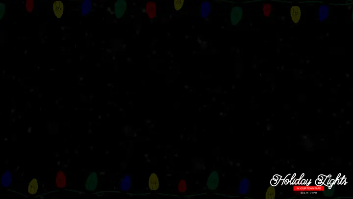 Holiday Lights: notes slide