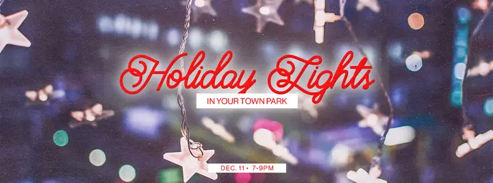 Holiday Lights: facebook cover