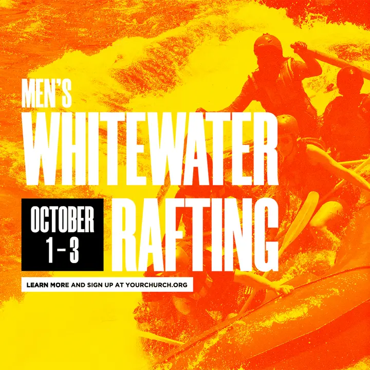 Men’s Whitewater Rafting: social post