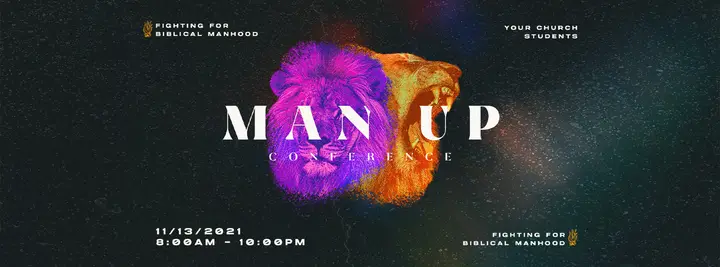 Man Up Conference: facebook cover