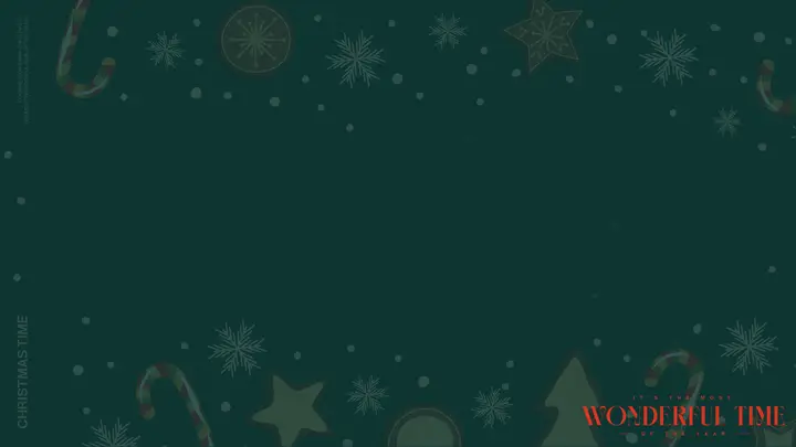 It’s the Most Wonderful Time of the Year: notes slide