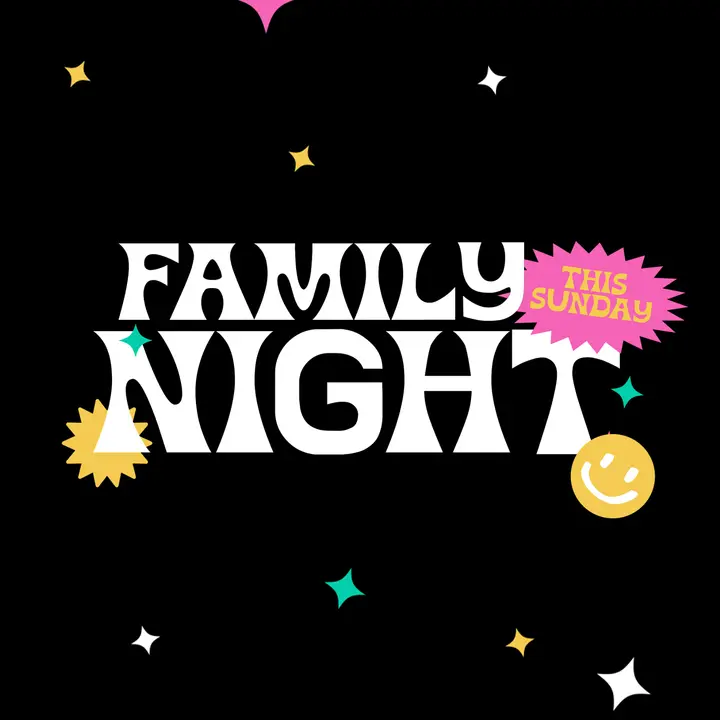 Family Night: social post