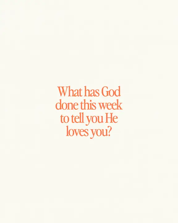 God’s Love This Week: social post