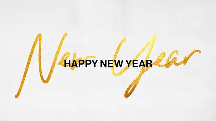 Happy New Year: HD slide