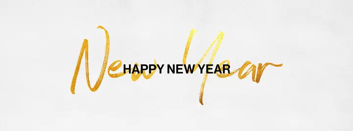 Happy New Year: facebook cover
