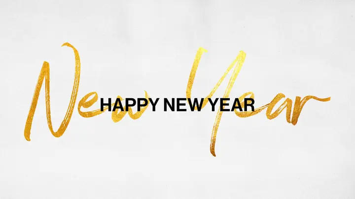 Happy New Year: HD slide