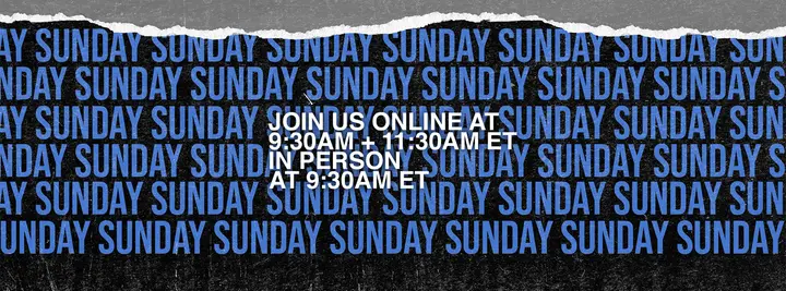 Join Us Sunday: facebook cover