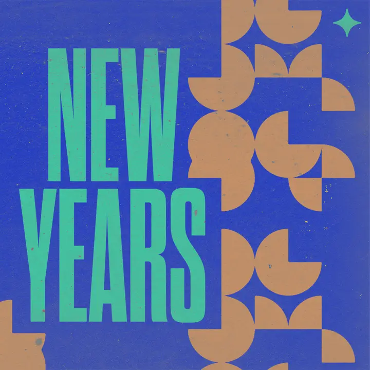 New Years: social post