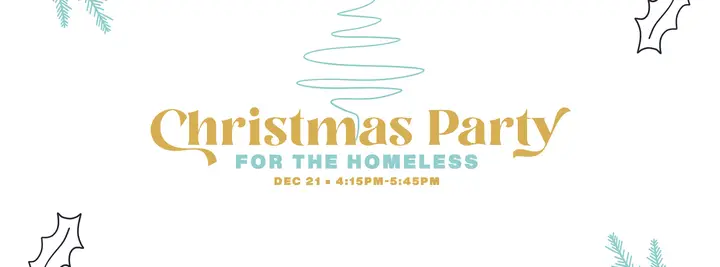 Christmas Party for the Homeless: facebook cover