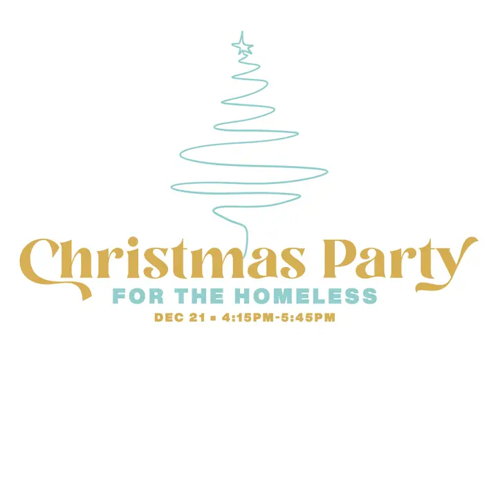 Christmas Party for the Homeless: social post