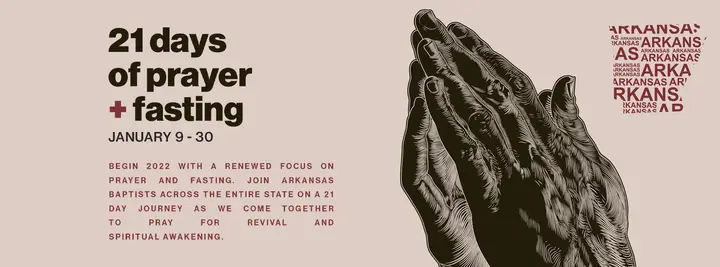 21 Days of Prayer and Fasting: facebook cover