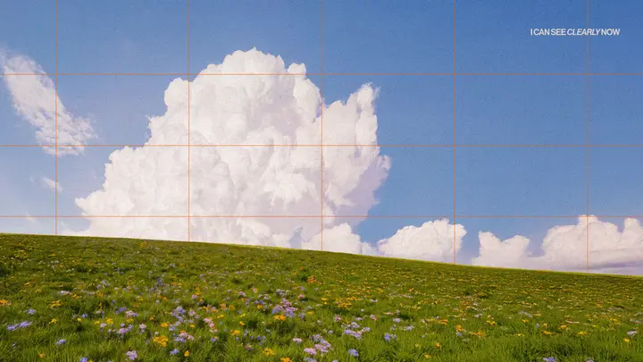 I Can See Clearly Now: blank background