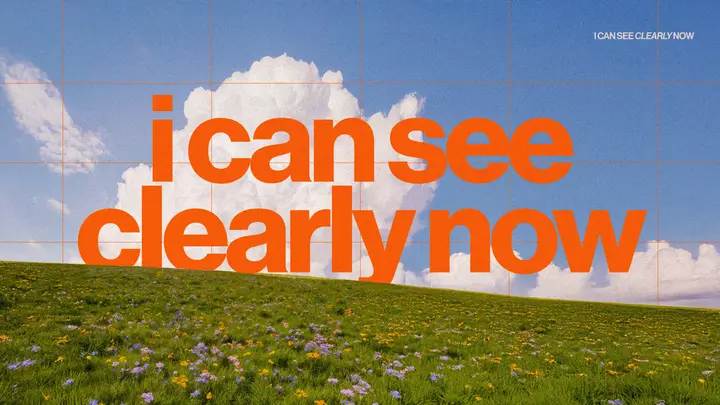 I Can See Clearly Now: HD slide