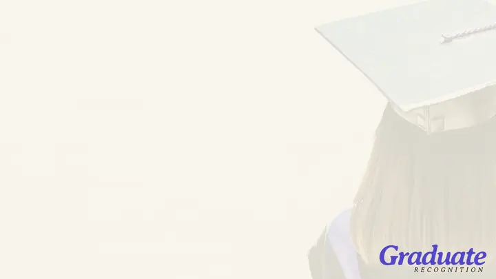 Graduate Recognition: notes slide