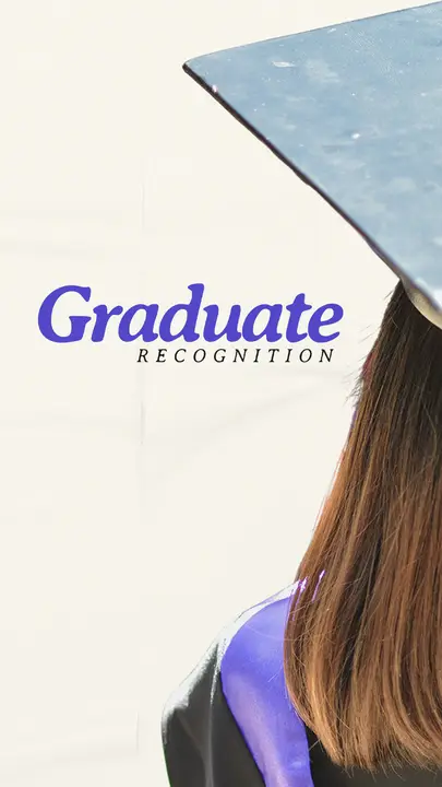 Graduate Recognition: story
