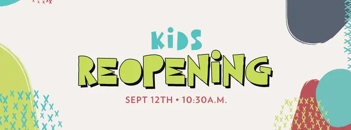 Kids Reopening: facebook cover