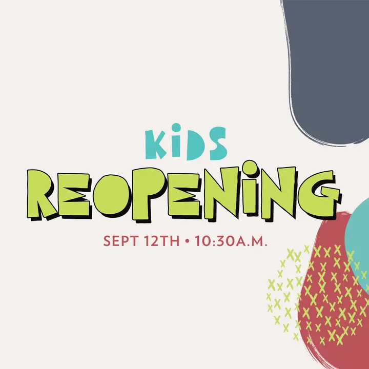 Kids Reopening: social post