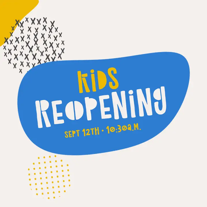 Kids Reopening: social post