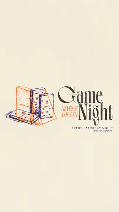 Single Adults Game Night: story