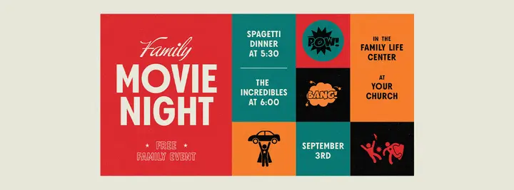 Family Movie Night: facebook cover