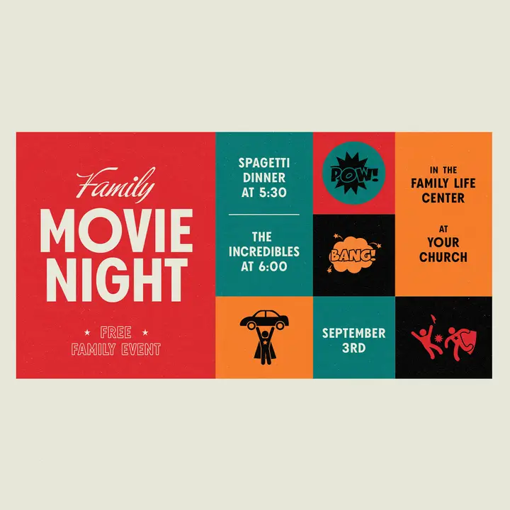 Family Movie Night: social post