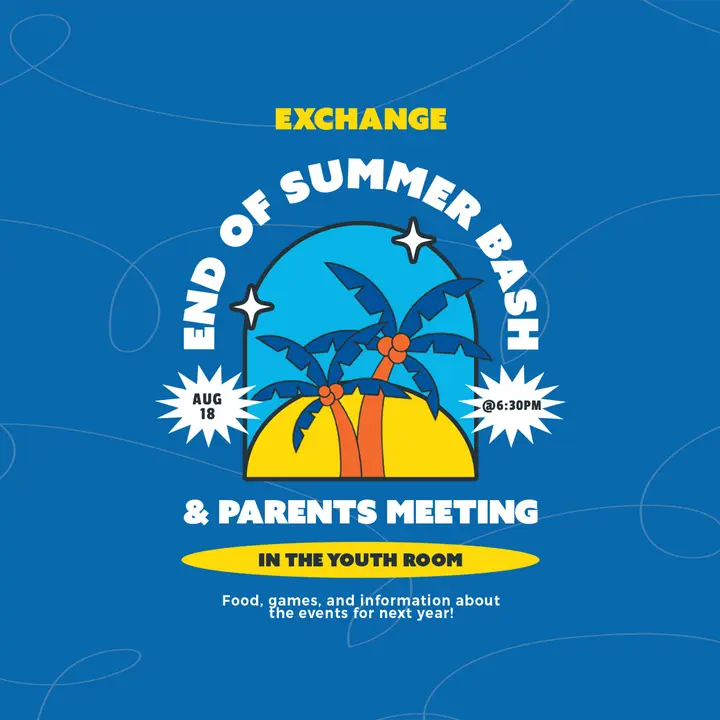 End of Summer Bash: social post