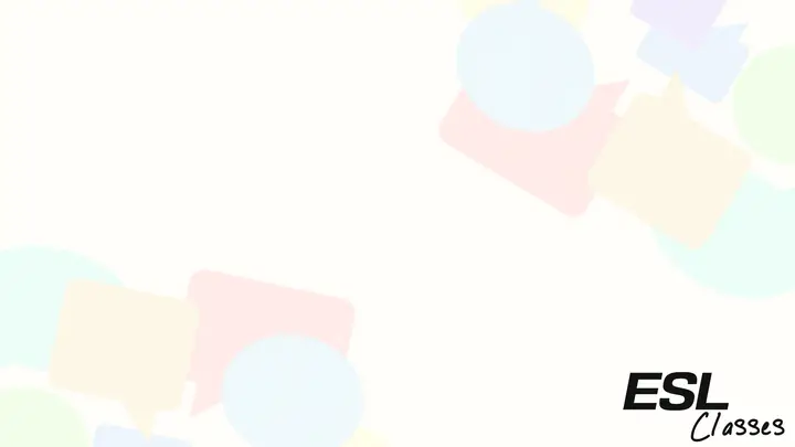 ESL Classes: notes slide