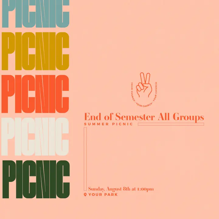 End of Summer Picnic: social post