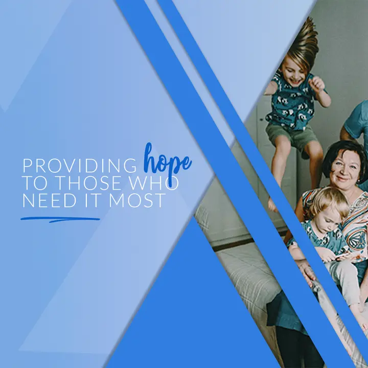 Providing Hope: social post