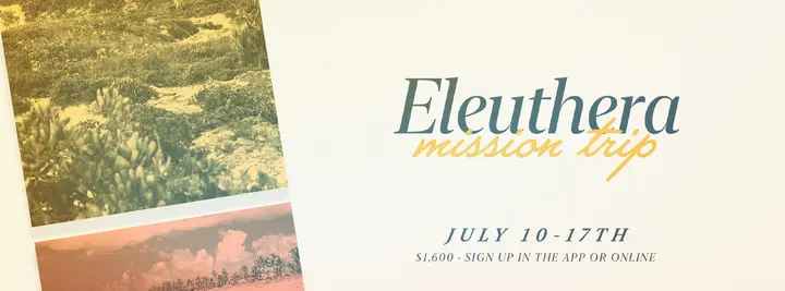 Mission Trip: facebook cover