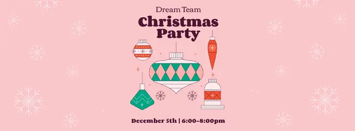 Dream Team Christmas Party: facebook cover
