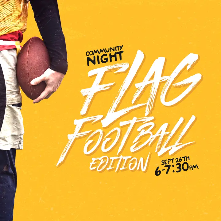 Flag Football: social post