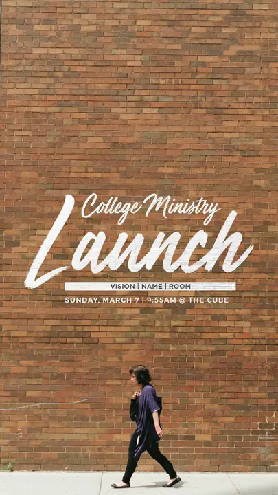 College Ministry Launch: story