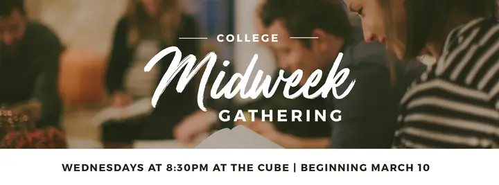 College Midweek Gathering: facebook cover