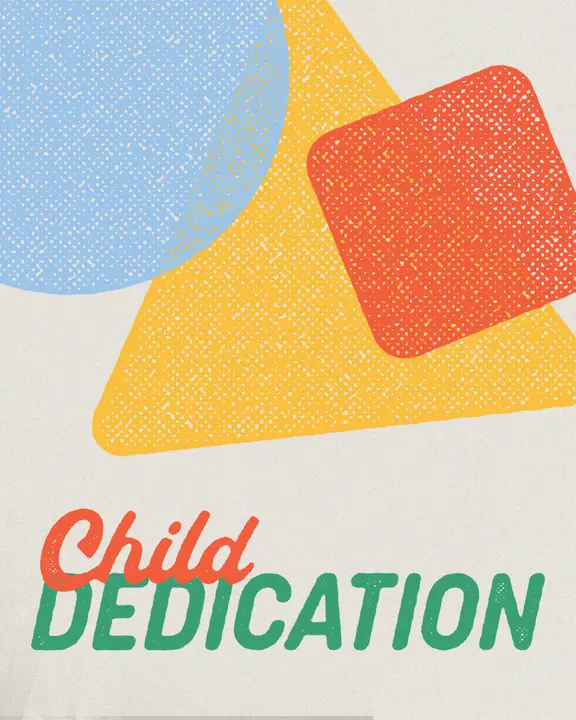 Child Dedication: social post
