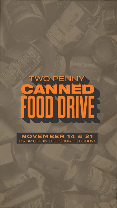 Canned Food Drive: story