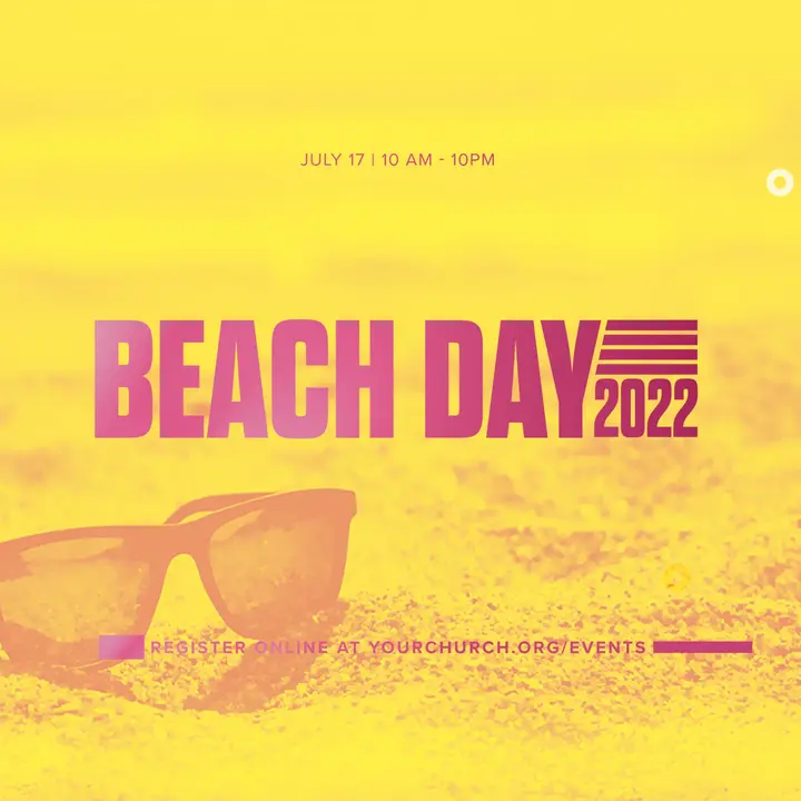 Beach Day: social post