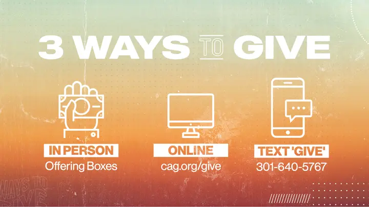 3 Ways To Give: HD slide