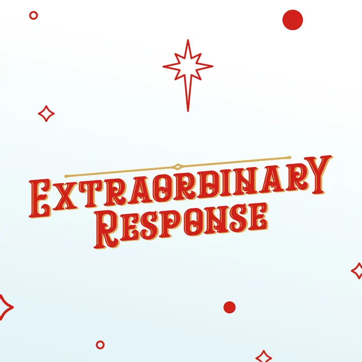 Extraordinary Response: social post