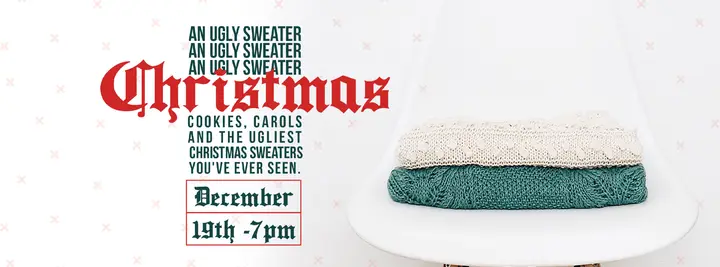 Ugly Sweater Christmas: facebook cover