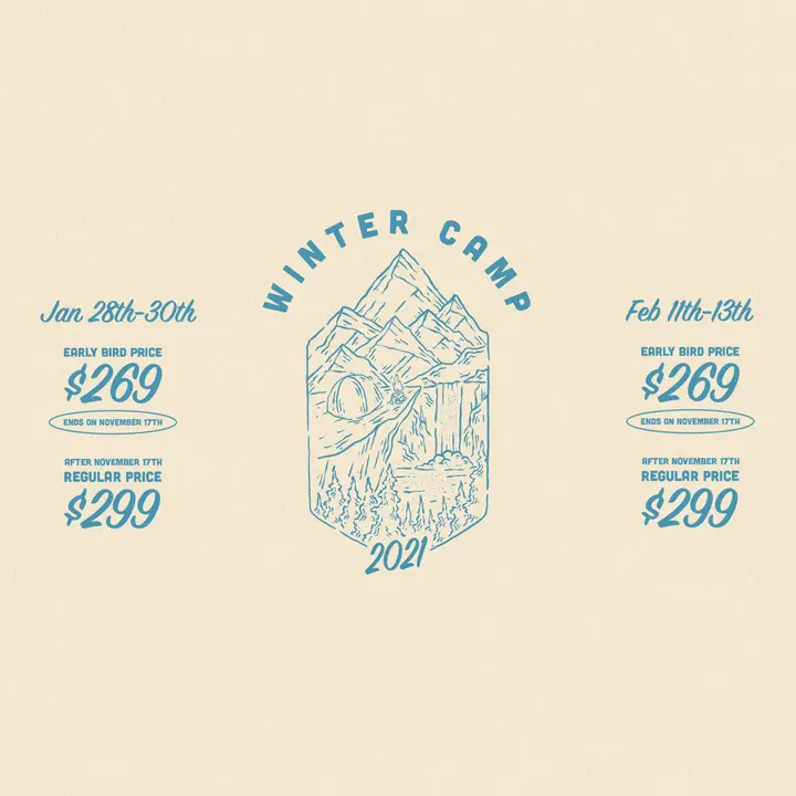 Winter Camp: social post